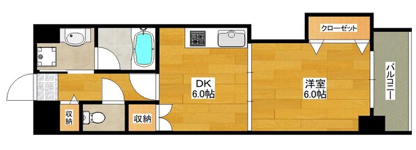 江坂駅 徒歩4分 13階の物件間取画像